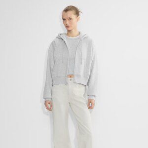 Aritzia Cozy Sweatfleece Boyfriend Boxy Zip Hoodie Size S